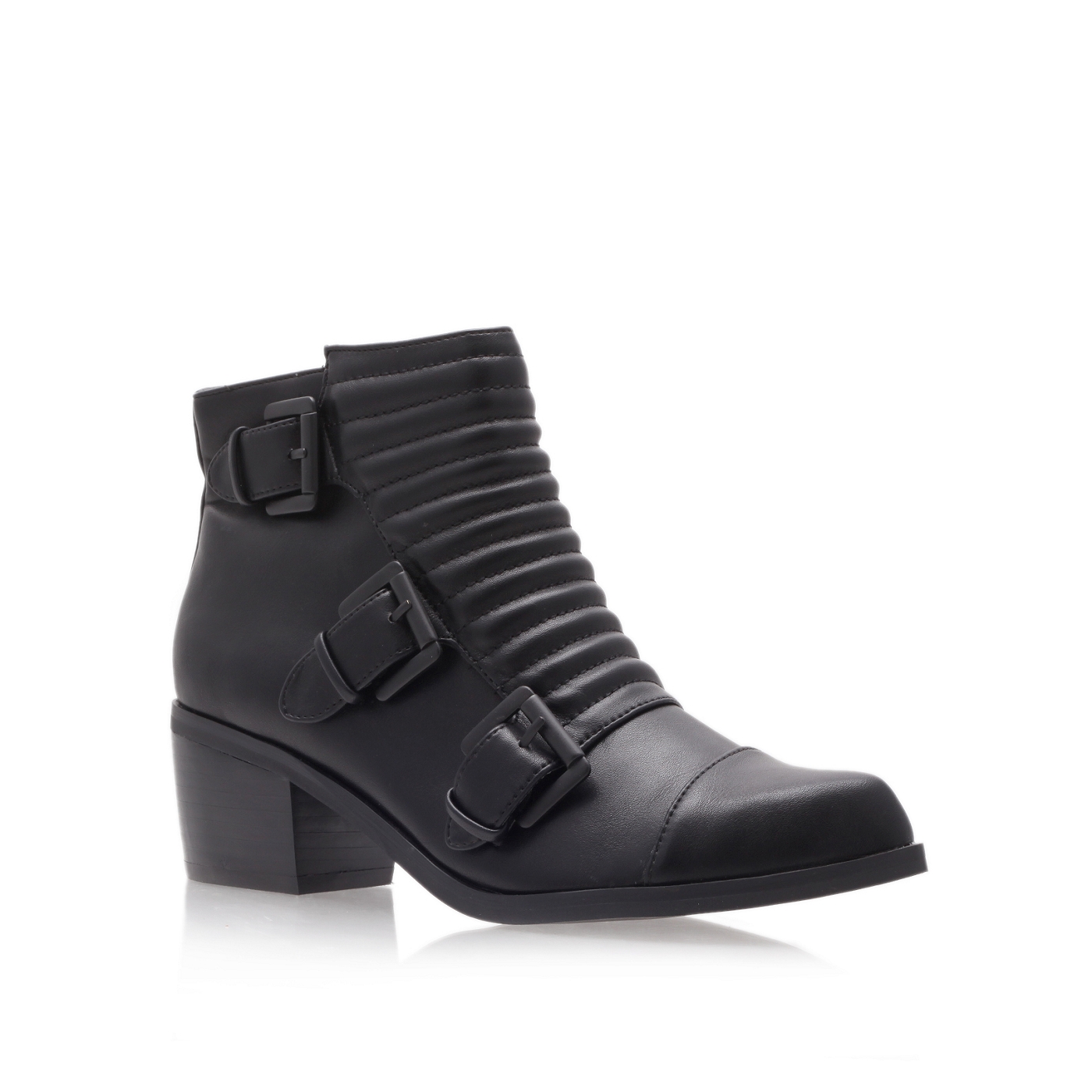 Miss KG Black bronte  low heel ankle boots