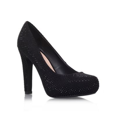 miss kg black court shoes