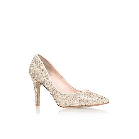 Miss KG Gold 'Irena' high heel court shoe- at Debenhams