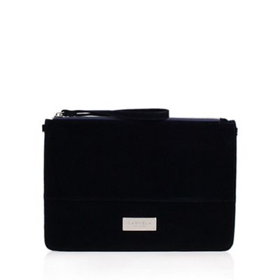 carvela blue clutch bag