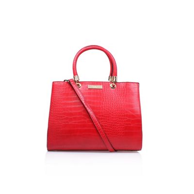 carvela red handbag