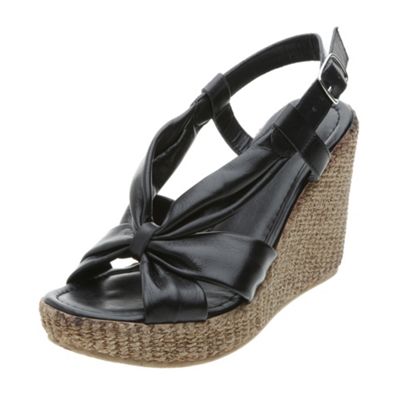 Dune Soft front knot slingback sandal