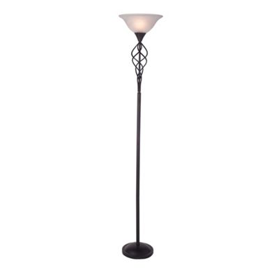 Black Spiral Floor Lamp