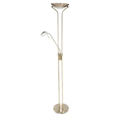 Litecraft Mother And Child Antique Brass Floor Lamp