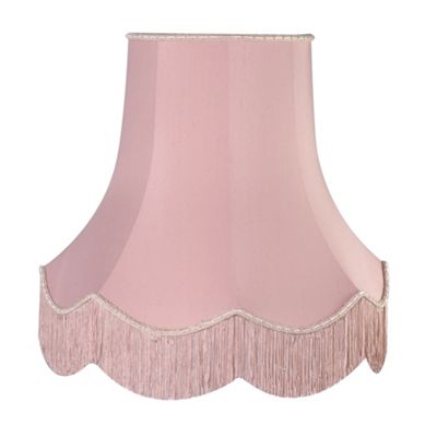 Faux Silk 22 inch Pink Lamp Shade