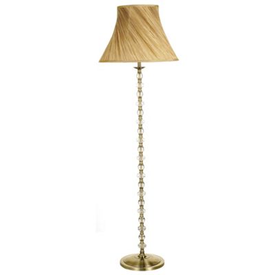 Litecraft Antique Brass Floor Floor Lamp