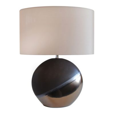 Litecraft Chocolate and Gold Tenterden Table Lamp