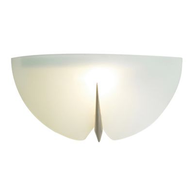 Litecraft Frosted Glass Dart Flush Wall Light