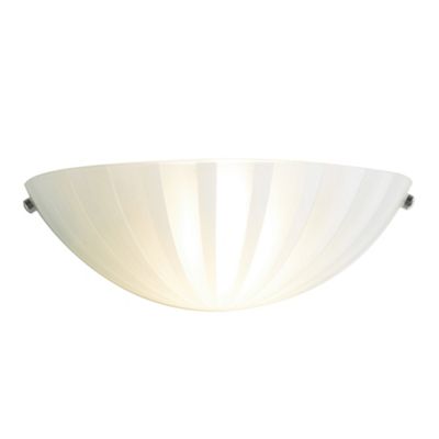 Litecraft Decorative Glass Flush Wall Light