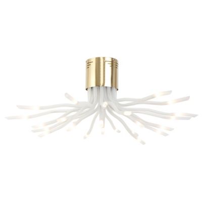 Surreal 24 Lamp Satin Gold Ceiling Light