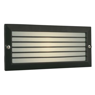 Black Recessed Brick Outdoor Wall Light