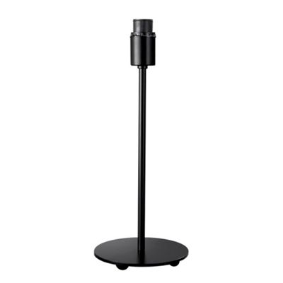 Litecraft Black Round Table Lamp Base