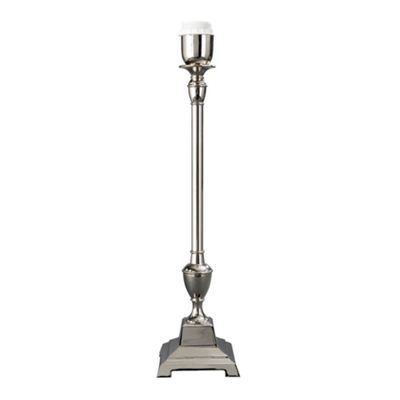 Litecraft Chrome Decorative Table Lamp Base