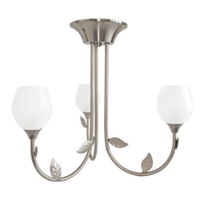 Adella 3 Light Leaf Ceiling Light