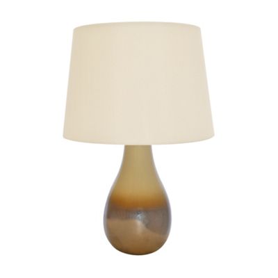 Litecraft Latte glazed base mini table lamp