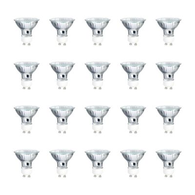 Pack of 10 35w GU10 Halogen Clear Light Bulbs