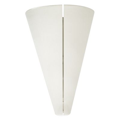 Litecraft Pack of Two White Patos Ceramic Cone Wall Lights