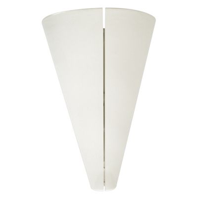 Litecraft Pack of 2 White Patos Ceramic Cone Wall Lights