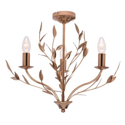 Bronze Annecy 3 Light Ceiling Light