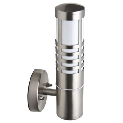 Litecraft Chrome Energy Saving Outdoor Wall Light