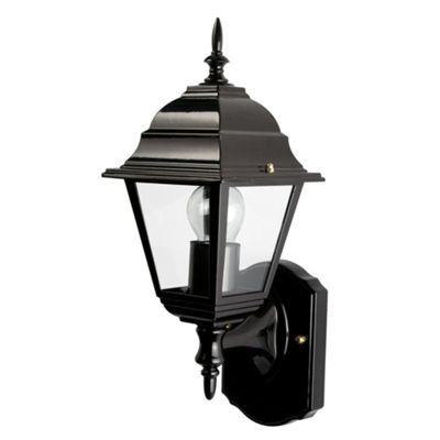 Black Outdoor Wall Lantern Light