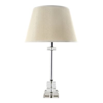 Litecraft K9 Crystal Square Base Table Lamp