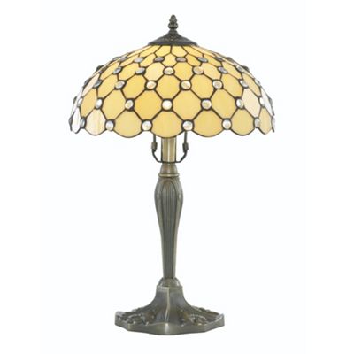 Litecraft Bronte Large Tiffany Table Lamp