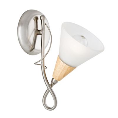 Satin Nickel Napoli Single Wall Light