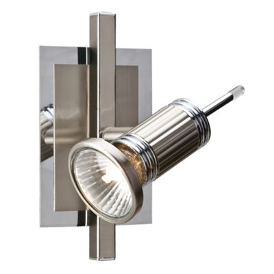 Litecraft Chrome tally single wall light