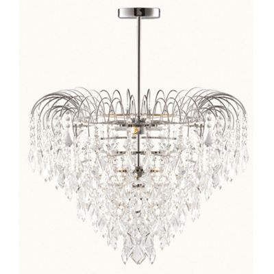 Fontaine 7 Light Crystal Ceiling Light
