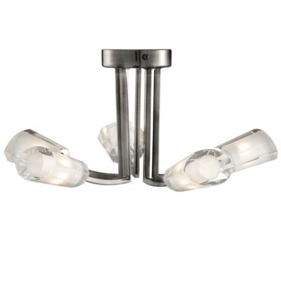 Kay Black Nickel 5 Light Ceiling Light