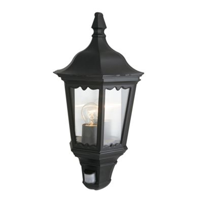 Rydale Flush Outdoor Wall Lantern with PIR Sensor