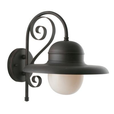 Calais Outdoor Wall Lantern with Glass Shade