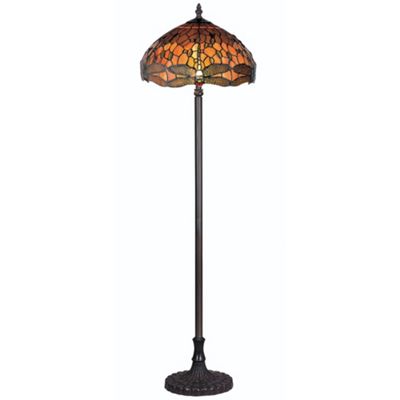 Litecraft Dragonfly Tiffany Floor Lamp