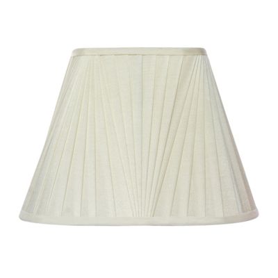 Ivory 12 inch V Pleat Lamp Shade