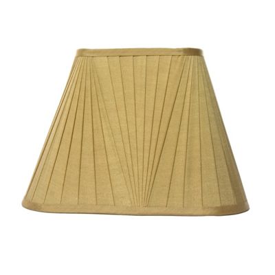 Gold 12 inch V Pleat Lamp Shade