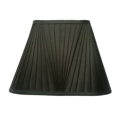 Black 12 inch V Pleat Lamp Shade