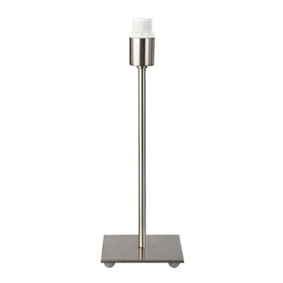 Pack of two Chrome Square Table Lamp Base