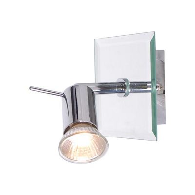 Pack of two Mirrored Single Lamp Wall Spotlights