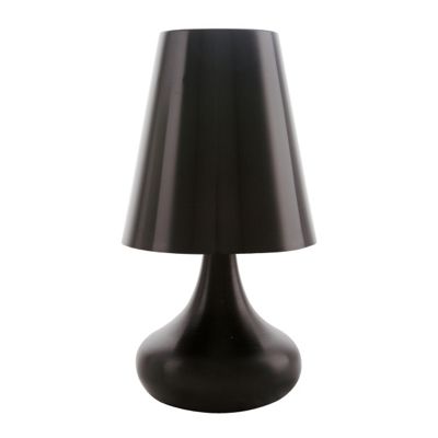 Pack of two Zany Aluminium Black Nickel Table Lamps