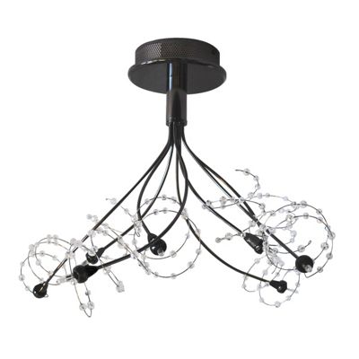 Titanium Amira 8 Light Ceiling Light