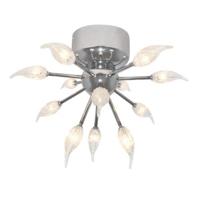 Litecraft Polished Chrome Sputnik Ceiling Light