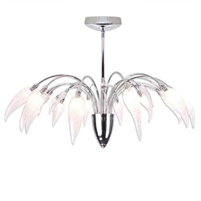 Litecraft Polished Chrome Vanessa 6 Light Ceiling Light