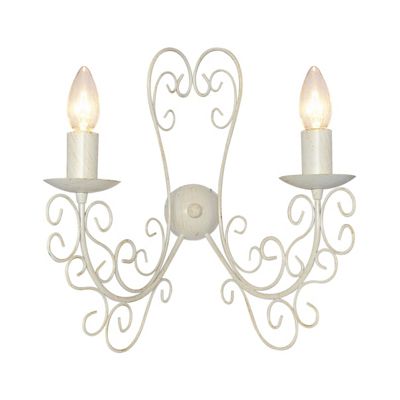 Antique Cream 2 Light Wall Light