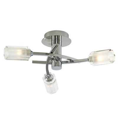 Octi Chrome 3 Light Ceiling Light