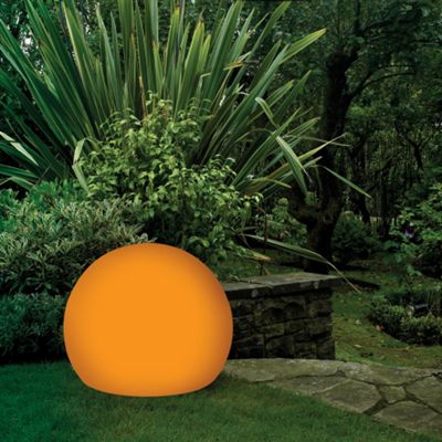 Orange CFL 45m Illuminated Decorative Ball Light