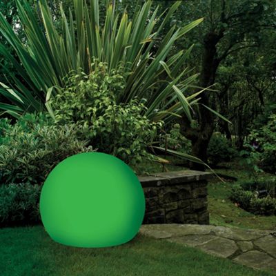 Green CFL 45cm Illuminated Decorative Ball Light