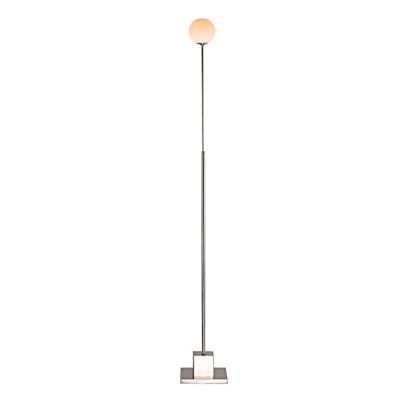 Litecraft Atom Satin Nickel Floor Lamp