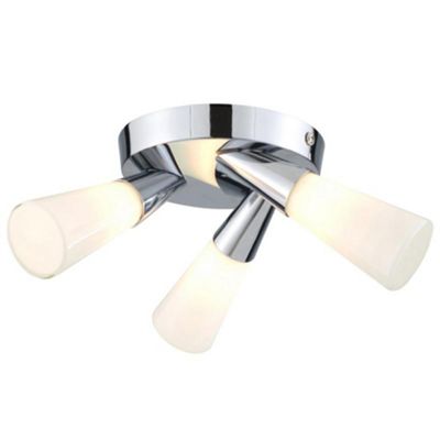 Kanto chrome effect 3 light ceiling light