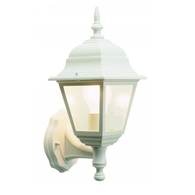 Litecraft Pack of 2 Aruba White Outdoor Wall Lanterns